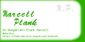marcell plank business card